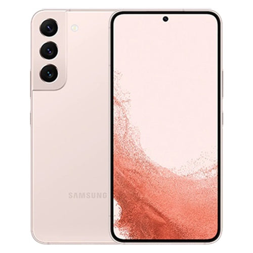 Refurbished Samsung Galaxy S22 Pink Gold – Unlocked 5G smartphone with 12-month warranty – Available at Mister Click Melbourne