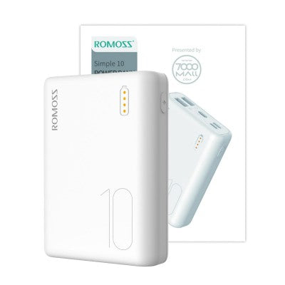 Romoss Simple10 10000mAh Power Bank - Mister Click