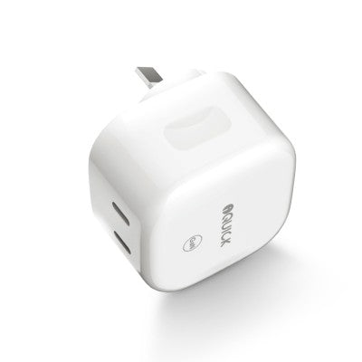 iQuick NANO Energy 1 35W USB-C Dual Ports Charging Adapter