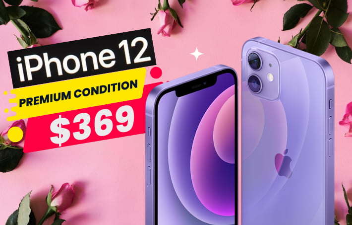 Mother’s Day sale on refurbished iPhone 12 Premium Condition in Melbourne Australia from Mister Click with competitive pricing and premium quality devices